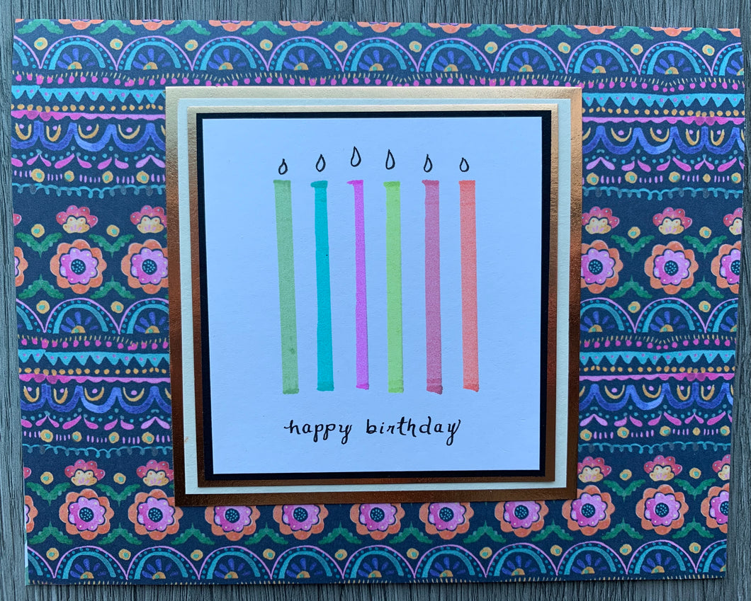 Happy Birthday- candles